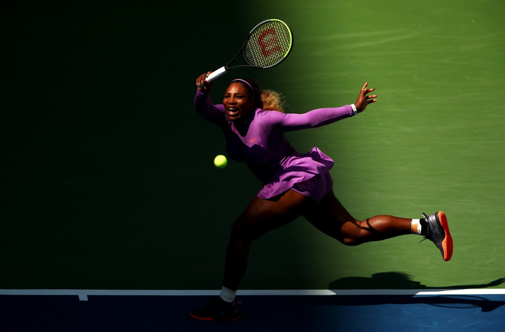 L'Américaine Serena Williams lors de l'US Open