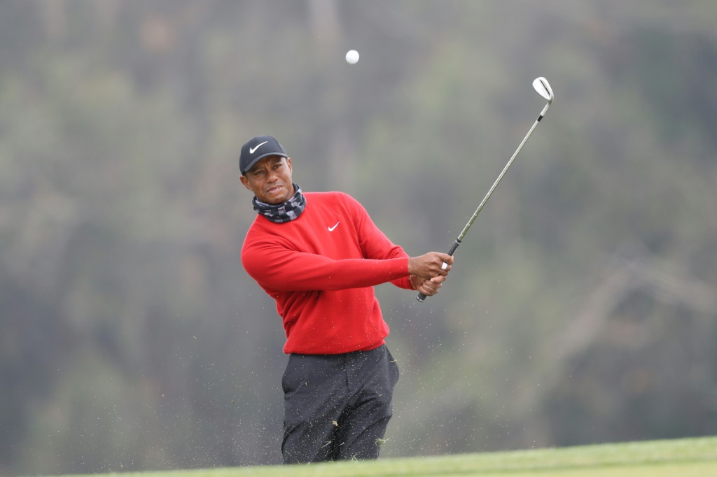 L'Américain Tiger Woods  lors du 4e tour du Championnat PGA