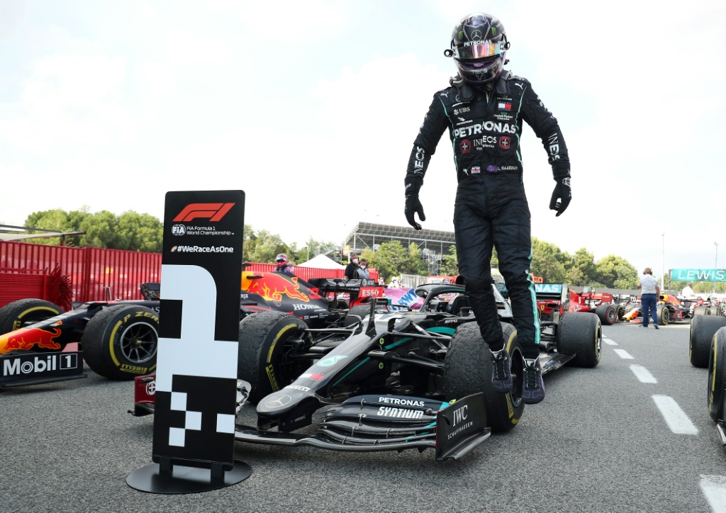 Le Britannique Lewis Hamilton vainqueur du GP d'Espagne