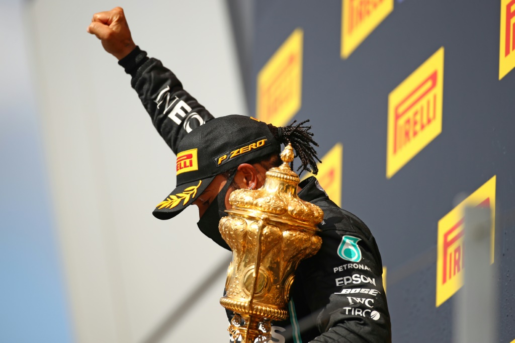 Le Britannique Lewis Hamilton (Mercedes) vainqueur du GP de Grande-Bretagne