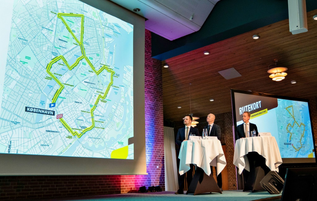 Le tracé de l'étape du Tour de France à Copenhague