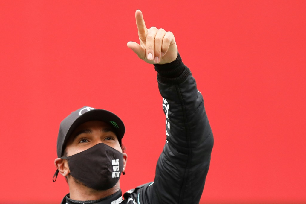 Le Britannique Lewis Hamilton (Mercedes) vainqueur du Grand Prix du Portugal de F1