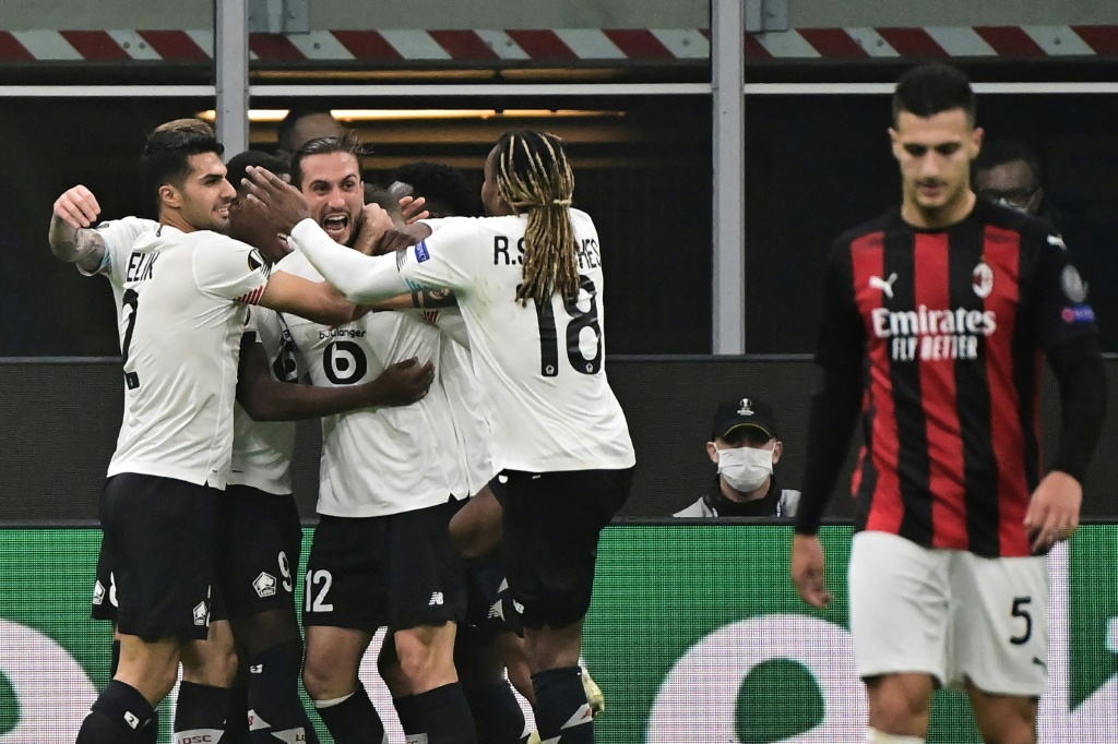 Les Lillois ont surclassé l'AC Milan sur sa pelouse grâce à un triplé du milieu offensif turc Yusuf Yazici
