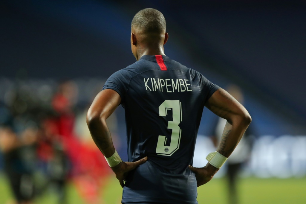 Le défenseur du PSG Presnel Kimpembe lors de la finale de la Ligue des champions contre le Bayern Munich