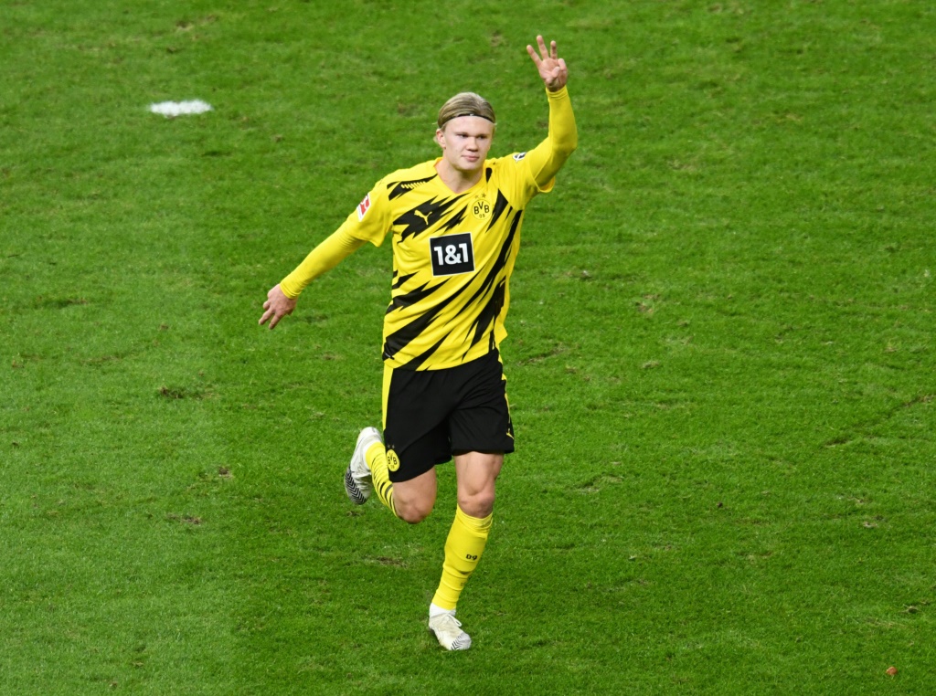 Erling Haaland auteur d'un quadruplé avec Dortmund sur la pelouse du Hertha Berlin en Bundesliga