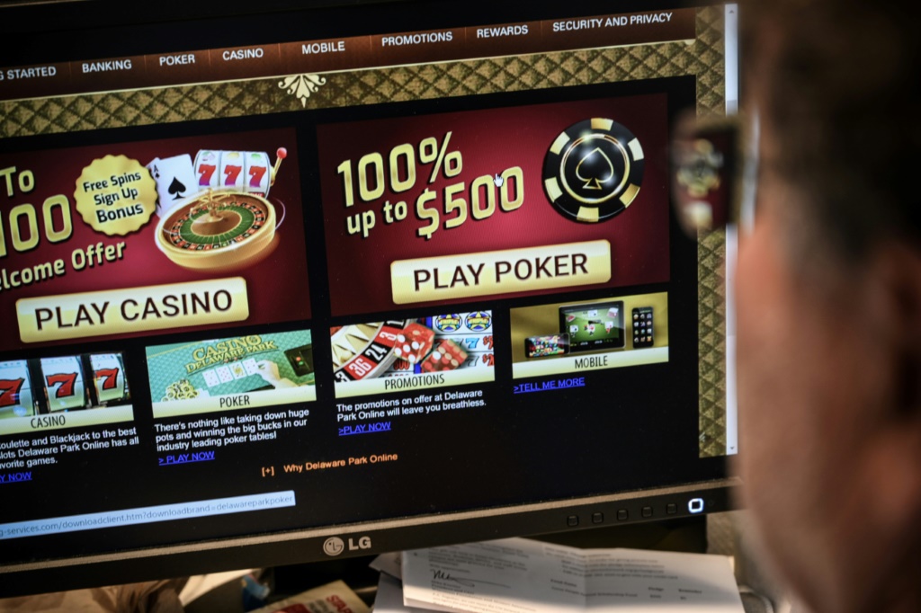 Un jeu de paris en ligne sur une page web à Washington
