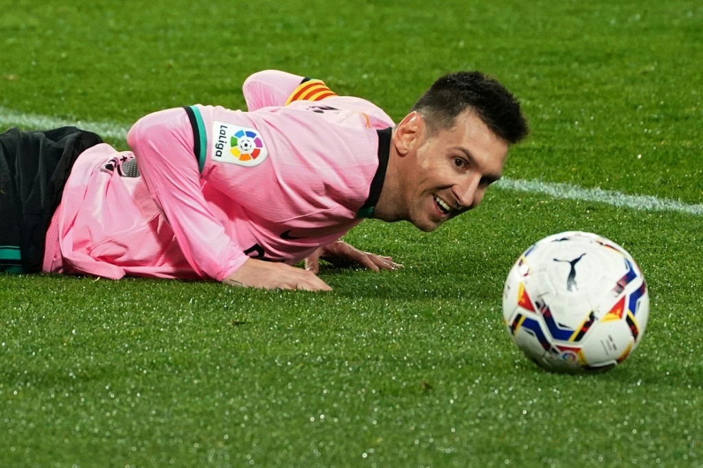 L'attaquant argentin du Barça  Lionel Messi