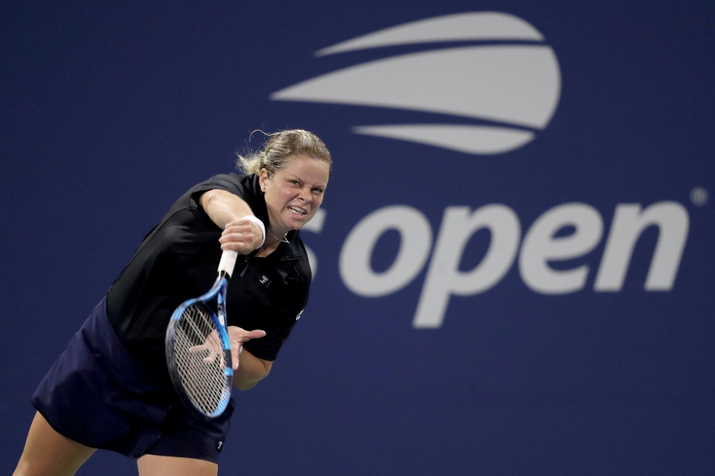 La Belge Kim Clijsters au premier tour de l'US Open