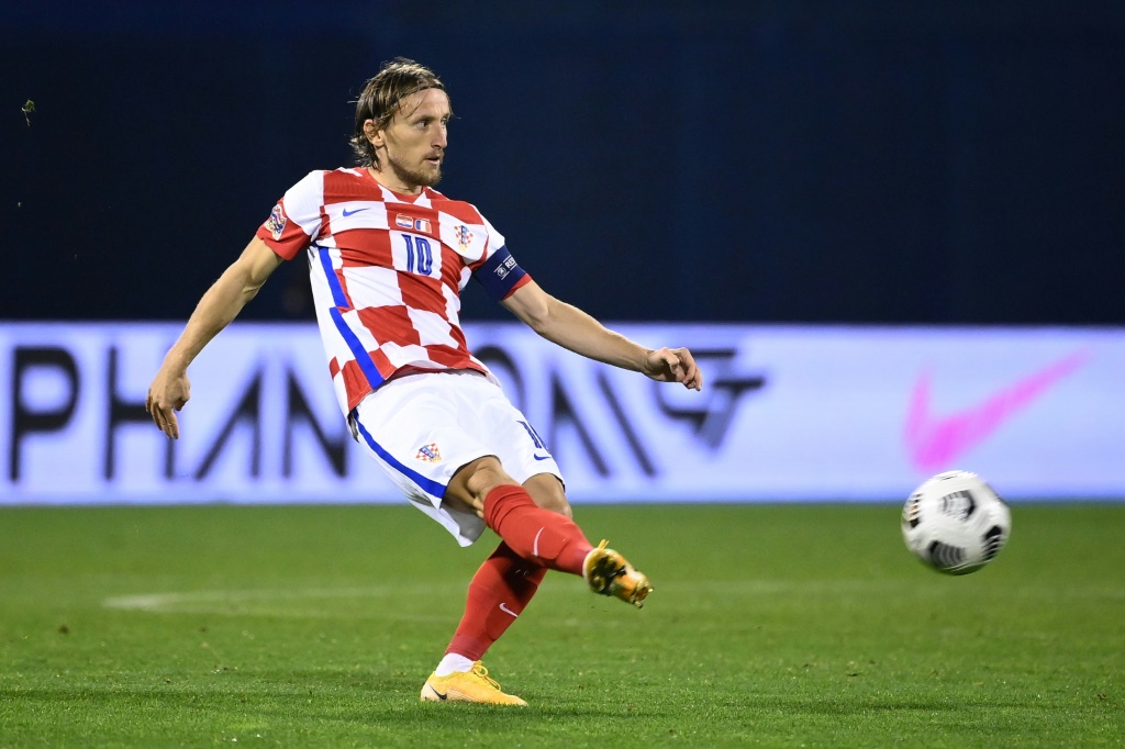 Le capitaine de la Croatie Luka Modric lors du choc contre la France en Ligue des Nations