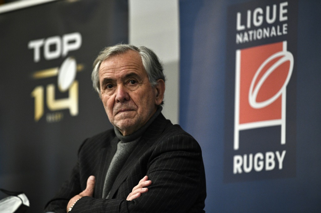 Le président de la Ligue nationale de rugby (LNR) René Bouscatel