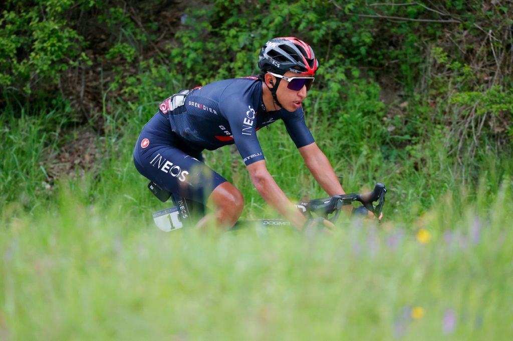 Le Colombien Egan Bernal lors de la 9e étape du Tour d'Italie