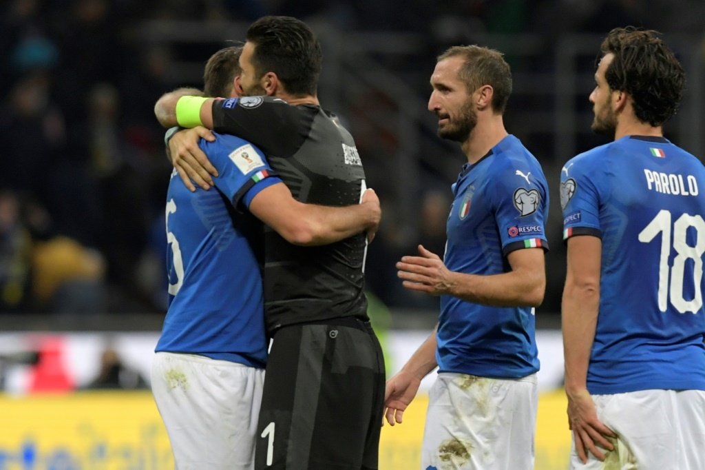 La déception des Italiens Andrea Barzagli