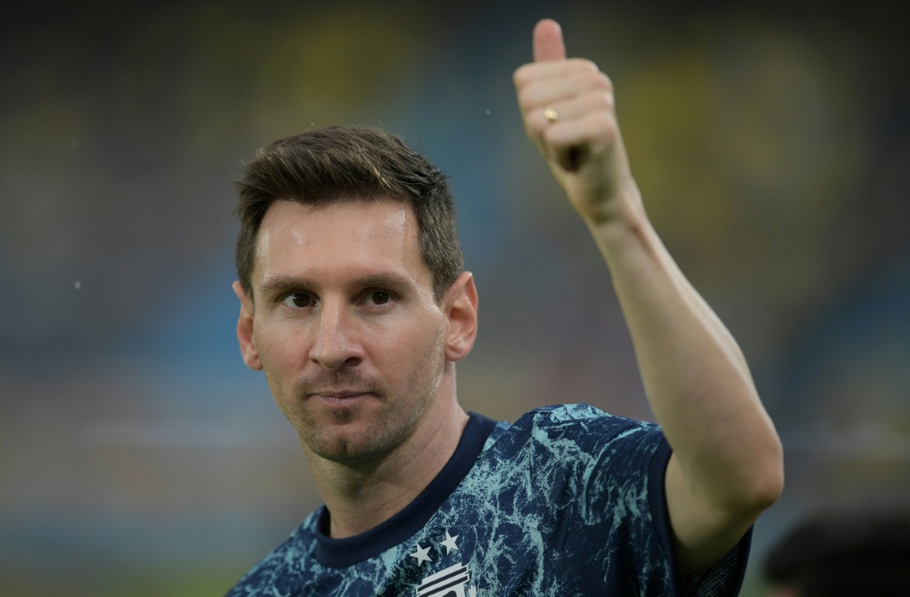 Lionel Messi avant d'affronter la Colombie avec l'Argentine à Barranquilla