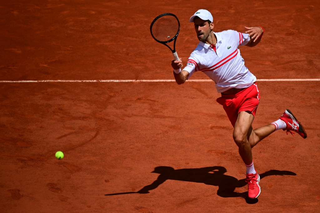 Le Serbe Nocak Djokovic face à l'Italien Lorenzo Musetti en 8e de finale à Roland-Garros