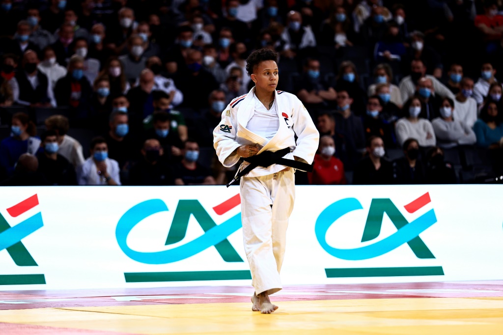 La judokate française Amandine Buchard, le 5 février 2022 à Paris