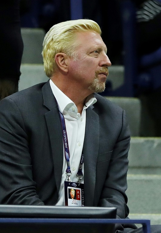 Boris Becker assiste à l'US Open de tennis, le 1er septembre 2017 à New York