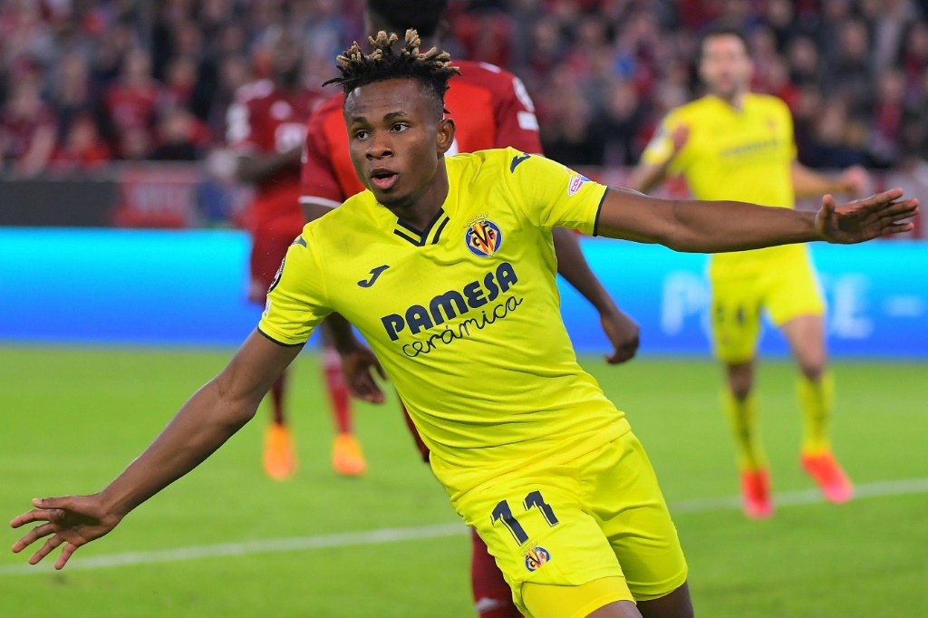 Sam Chukwueze a inscrit un but capital pour Villarrealface au Bayern Munich, accroché à domicile, le 12 avril 2022