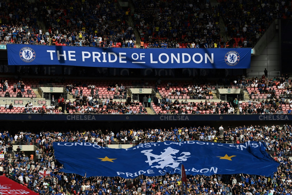 Les supporters du club londonien de Chelsea