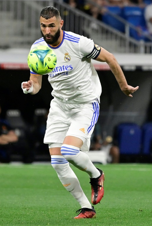 Karim Benzema contre Levante, le 12 mai 2022 à Madrid