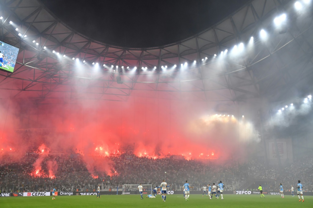 La ferveur du Stade Vélodrome lors du match de Marseille contre Strasbourg, le 21 mai 2022
