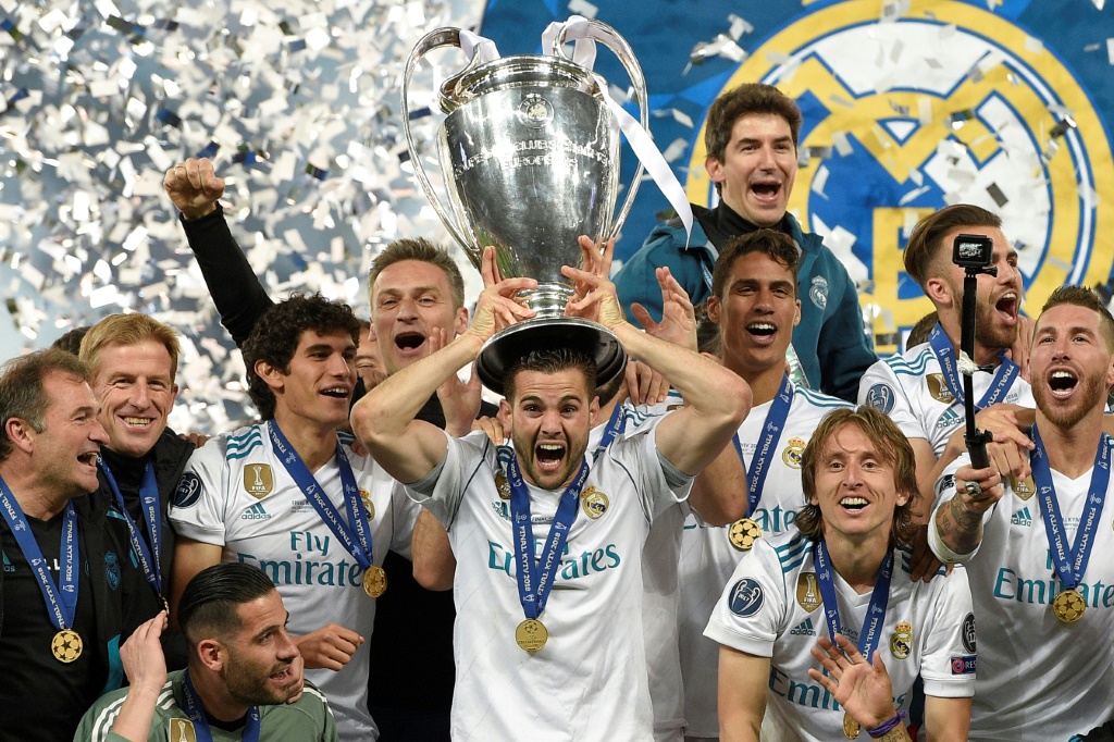 Le Real Madrid sacré champion d'Europe après sa victoire sur Liverpool 3-1 à Kiev, le 26 mai 2018