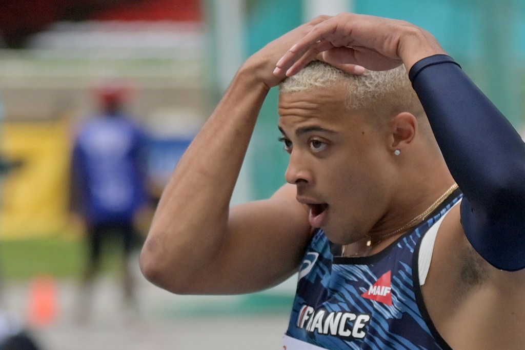 Le prodige de l'athlétisme français Sasha Zhoya sur 110 m haies aux Mondiaux junior de Nairobi