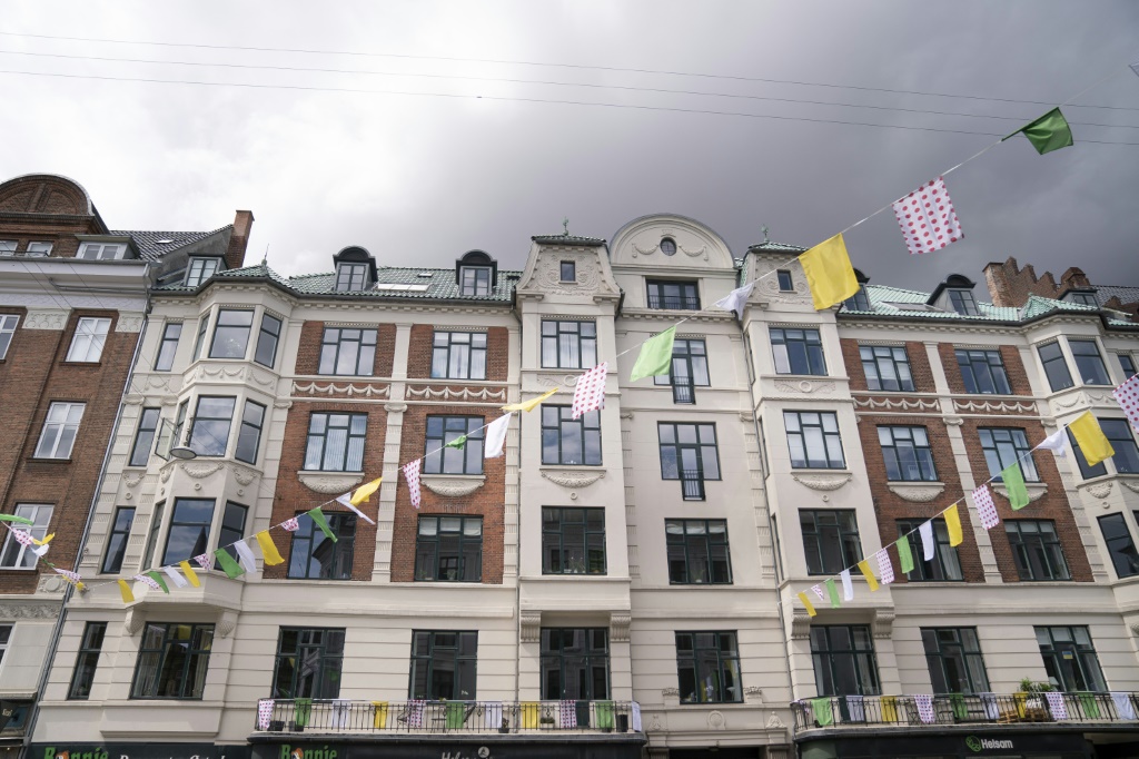 La capitale danoise Copenhague affiche sa fierté d'accueillir le Tour de France