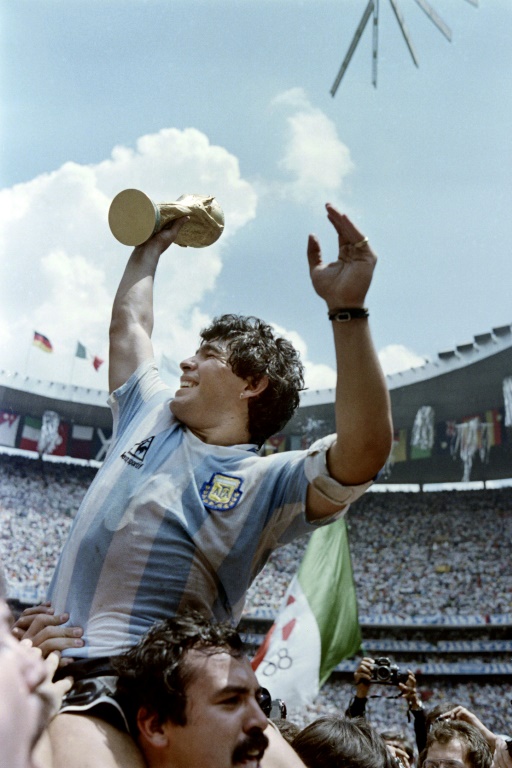 Diego Maradona sacré champion du monde, le 29 juin 1986 à Mexico