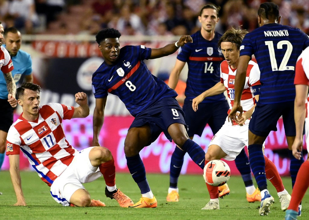 Une équipe de France remaniée accrochée par la Croatie du capitaine Luka Modric en Ligue des nations à Split, le 6 juin 2022