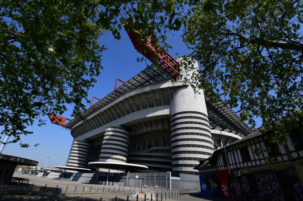Le stade San Siro, à Milan le 20 avril 2021