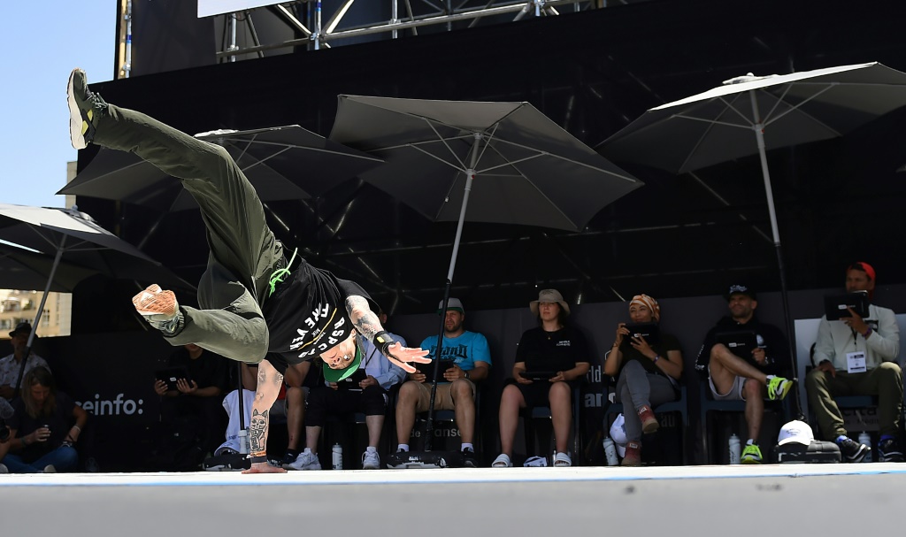 L'Américaine Snap 1 lors de l'épreuve de breakdance au Festival international des sports extrêmes et urbains (Fise), à  Montpellier, le 27 mai 2022