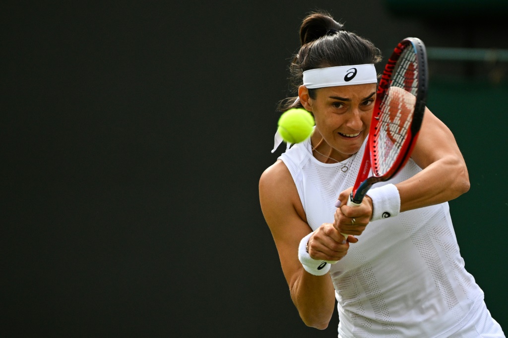 Caroline Garcia contre la Chinoise Zhang Shuai à Wimbledon
