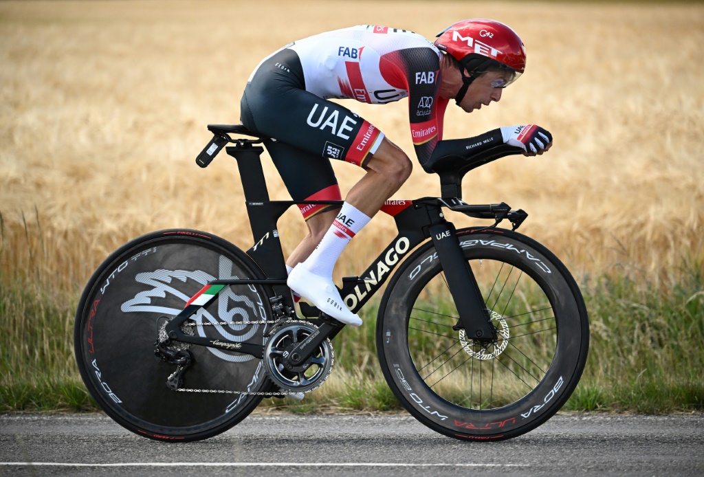 Le Néo-Zélandais George Bennett lors de la 4e étape du Critérium du Dauphiné