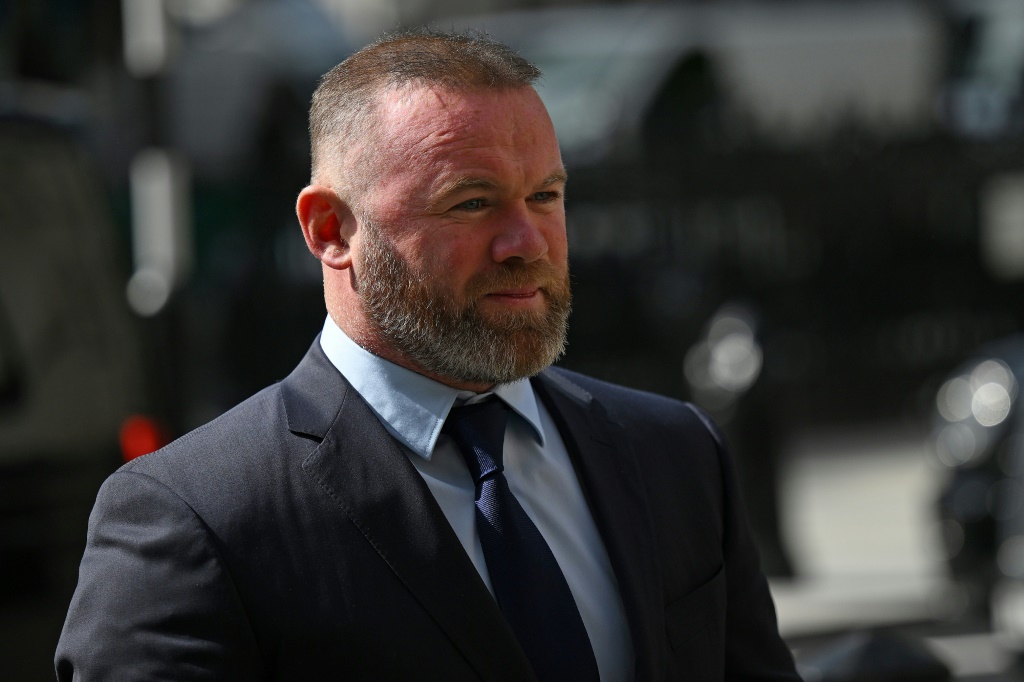 L'ancien joueur anglais Wayne Rooney à Londres le 10 mai 2022