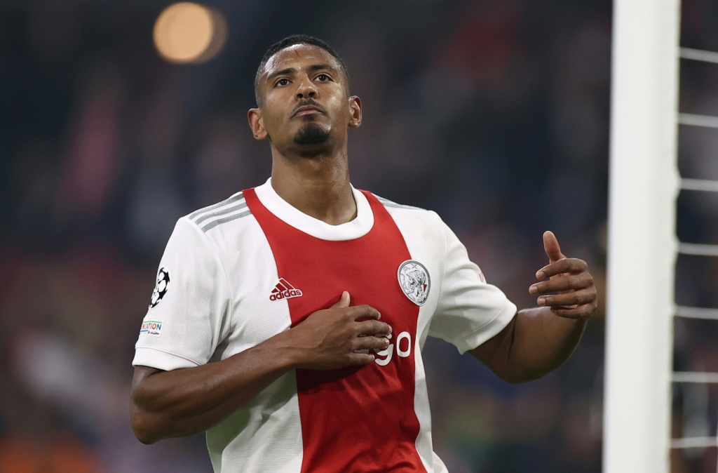 L'attaquant ivoirien de l'Ajax Amsterdam Sébastien Haller