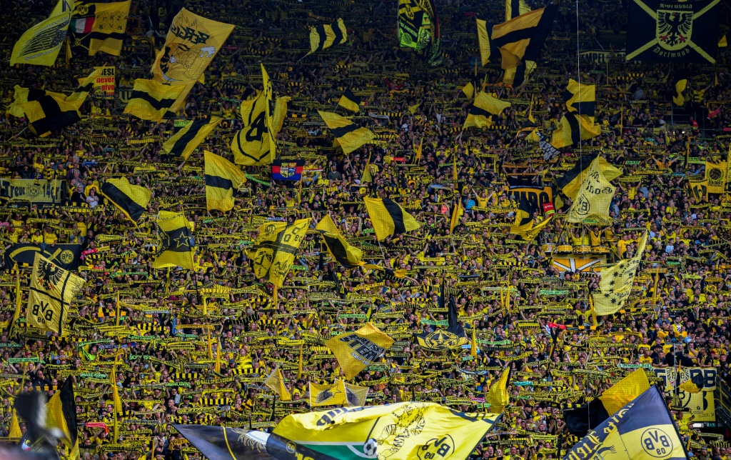 Les supporters du Borussia Dortmund
