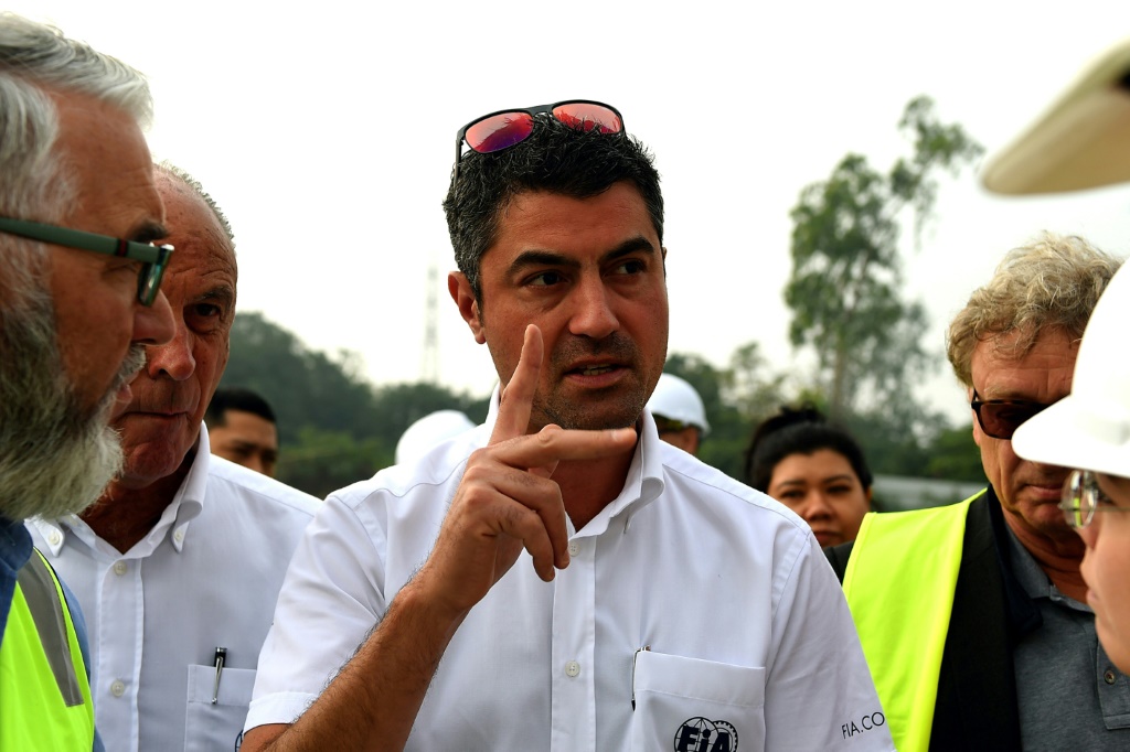 L'ancien directeur de la F1 Michael Masi le 13 décembre 2019 sur le chantier de construction du circuit de Hanoi