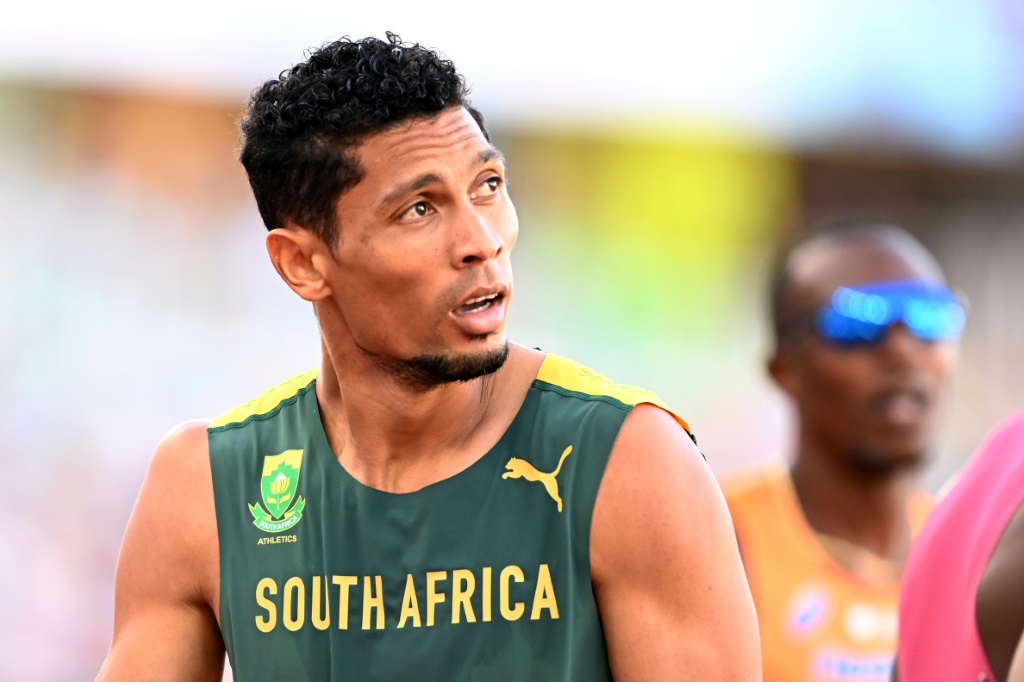 Le Sud-Africain Wayde van Niekerk après sa demi-finale sur 400 m aux Mondiaux d'athlétisme