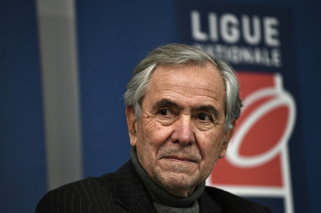 René Bouscatel, président de la Ligue nationale de rugby, le 23 mars 2021 au siège de la LNR à paris