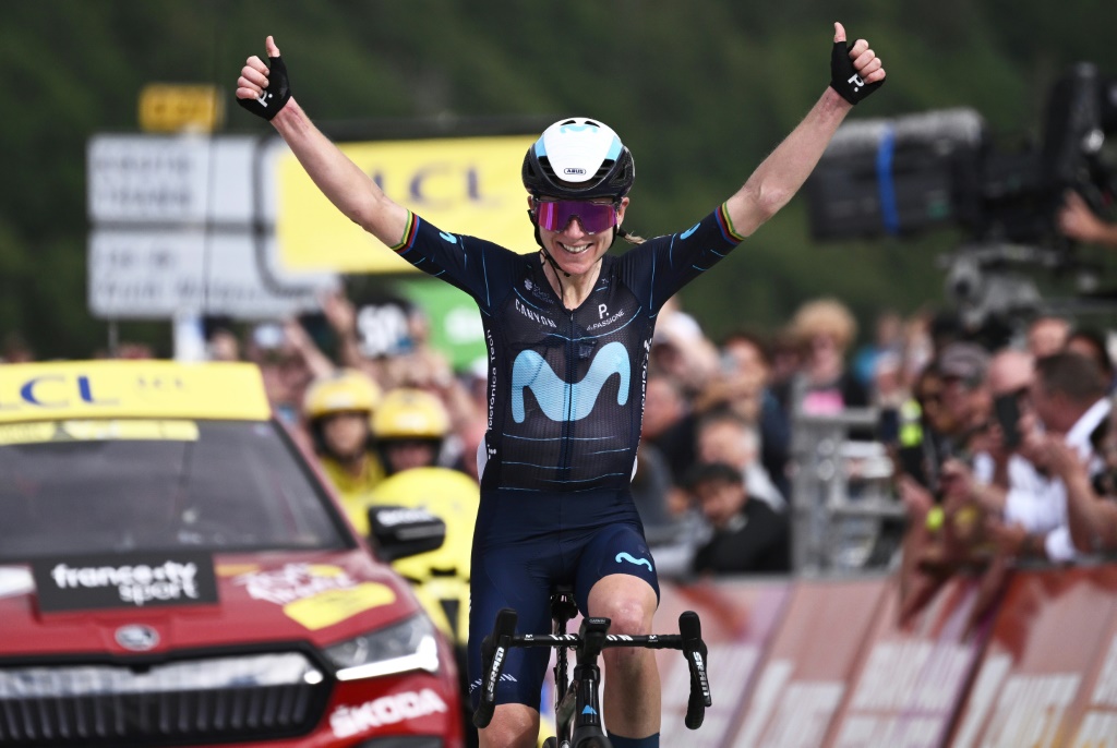 Annemiek Van Vleuten remporte la 7e étape du Tour de France Femmes, le 30 juillet 2022 au Markstein