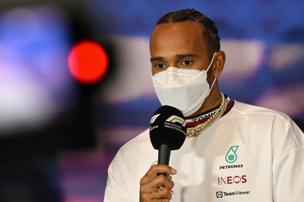 Le septuple champion du monde de F1 Lewis Hamilton à Silverstone, le 30 juin 2022, à quelques jours du GP de Grande-Bretagne