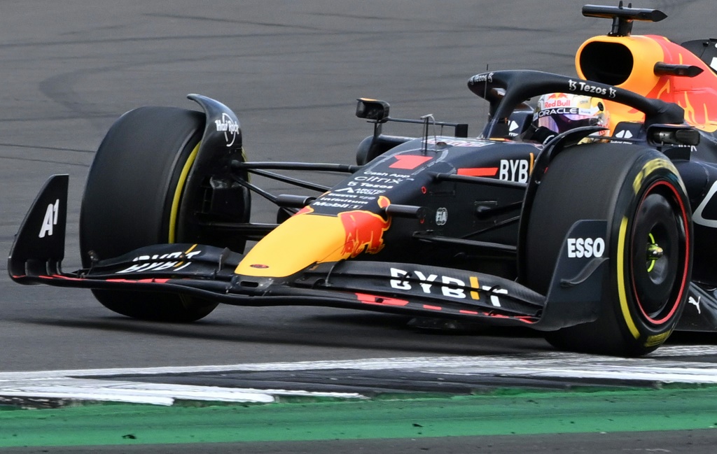 Le pilote néerlandais de Red Bull, Max Verstappen, pendant le Grand Prix de Formule 1 de Grande-Bretagne à Silverstone, le 3 juillet 2022