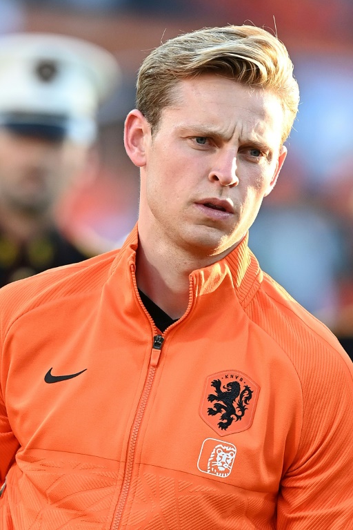 Frenkie De Jong le 11 juin 2022 à Rotterdam avant un match entre les Pays-Bas et la Pologne. Le Barça a démenti des articles de la presse espagnole assurant que ses finances l'obligeaient à vendre son international néerlandais