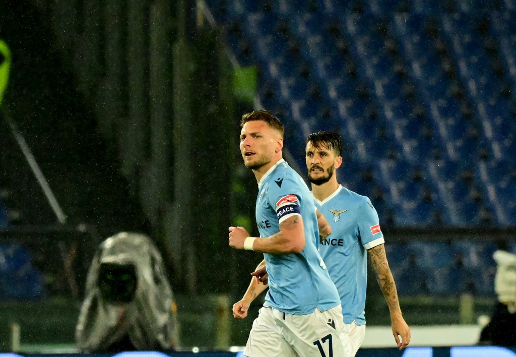 Le capitaine de la Lazio Ciro Immobile