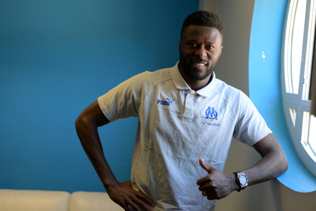 Le défenseur congolais de Marseille Chancel Mbemba à Marseille, le 25 août 2022.