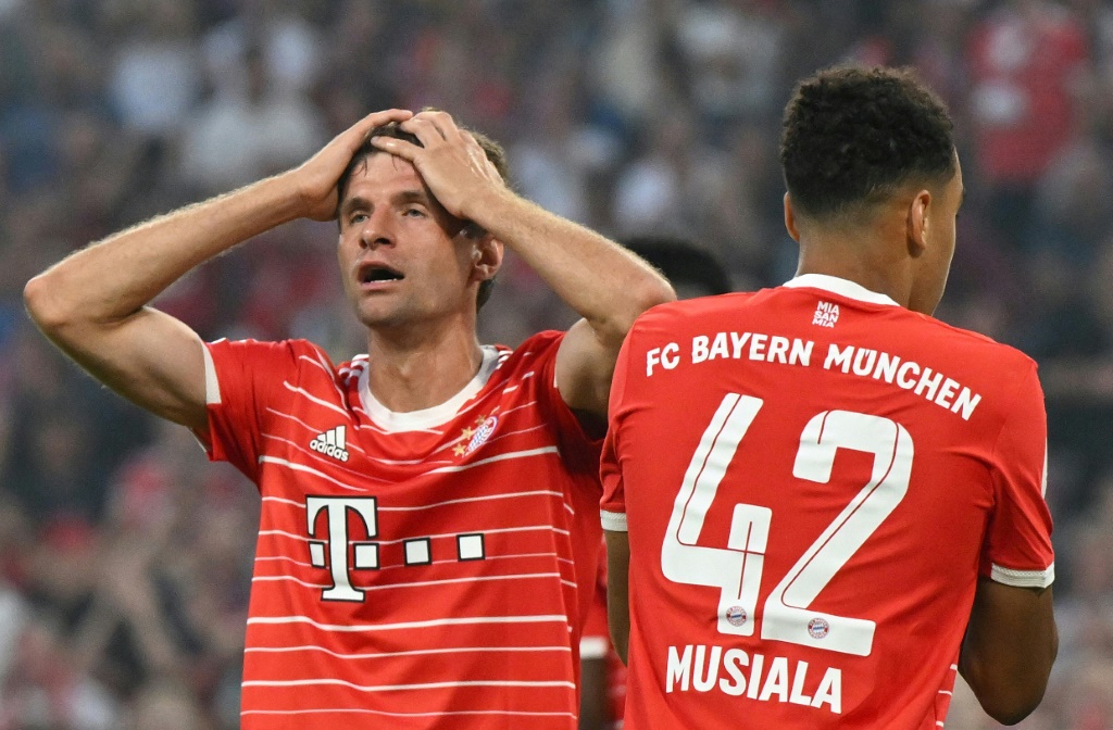 Le Bayern Munich de Thomas Müller et Jamal Musiala accroché à domicile par le Borussia Mönchengladbach, le 27 août 2022