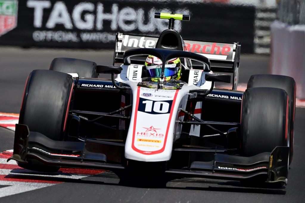 Le pilote français de Formule 2, Théo Pourchaire (ART Grand Prix), lors du Grand Prix de Monaco, le 21 mai 2021