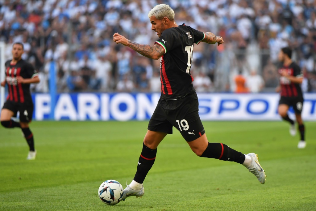 L'AC Milan de Théo Hernandez a facilement dominé l'Olympique de Marseille en match de pré-saison, le 31 juillet 2022 au stade Vélodrome