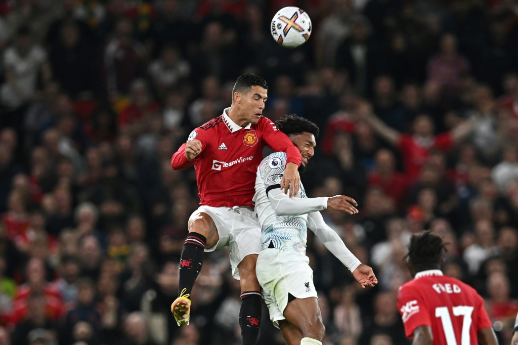 L'attaquant de Manchester United Cristiano Ronaldo face à Liverpool, le 22 août 2022 à Old Trafford