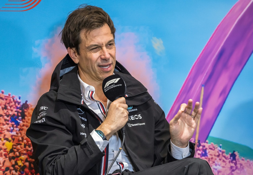 Le patron autrichien de l'écurie Mercedes, Toto Wolff, lors d'une conférence de presse avant le Grand Prix d'Autriche de Formule 1, le 9 juillet 2022